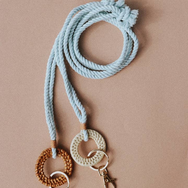 DayCrafter - Wholesale Lanyard - Women's - Rattan Keychain Lanyards - Macrame Lanyard - Boho Lanyard11