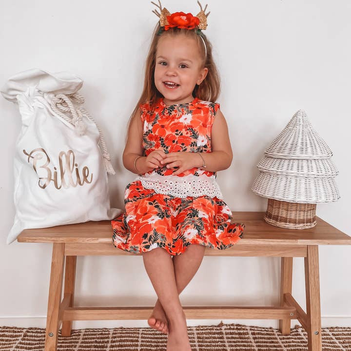 Jupe en mousseline de coton - NOEL pour la vente par With Love for Kids