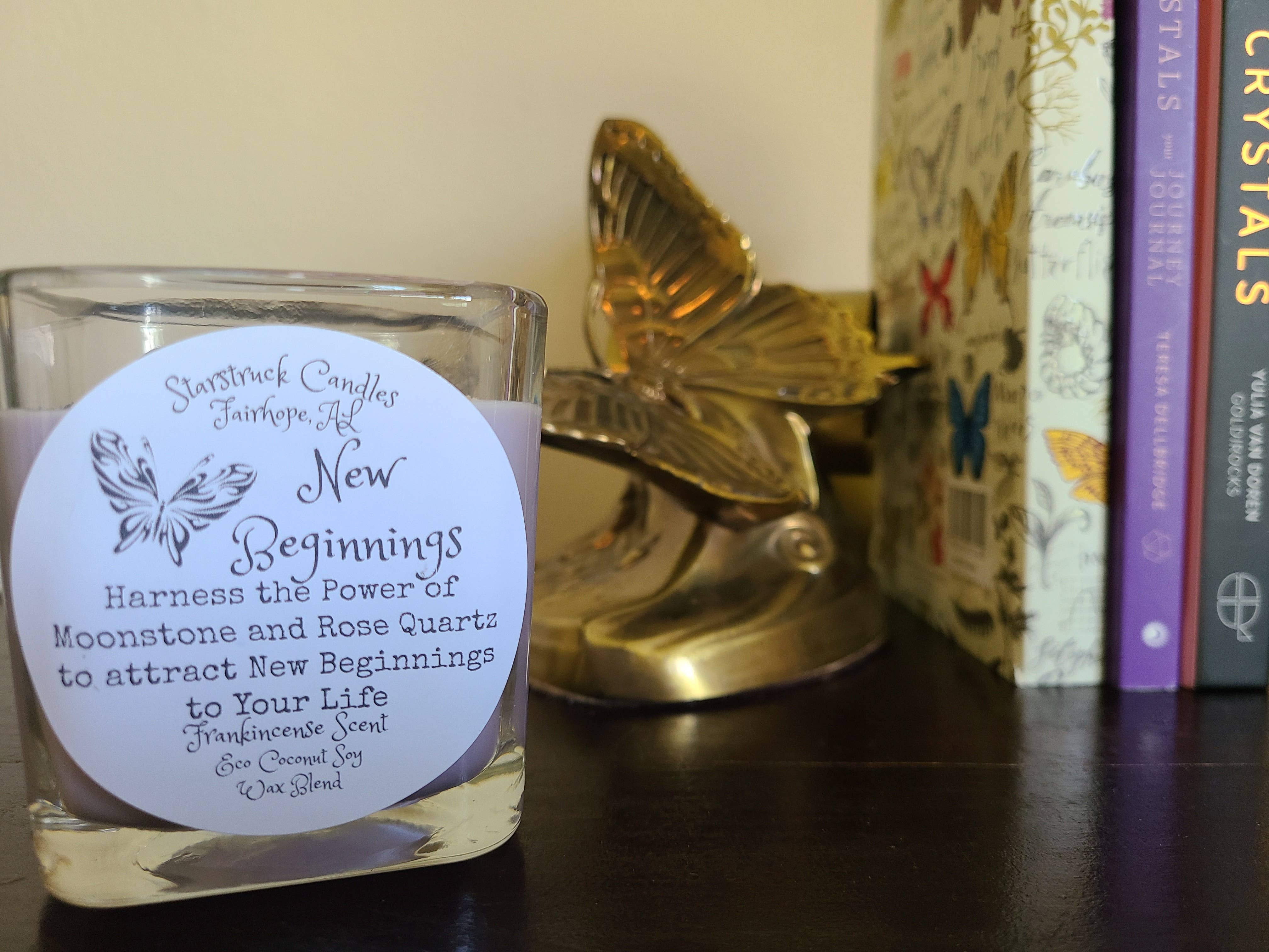 Starstruck Candles - Wholesale Jar/Filled Candle - New Beginnings Intention Candle5