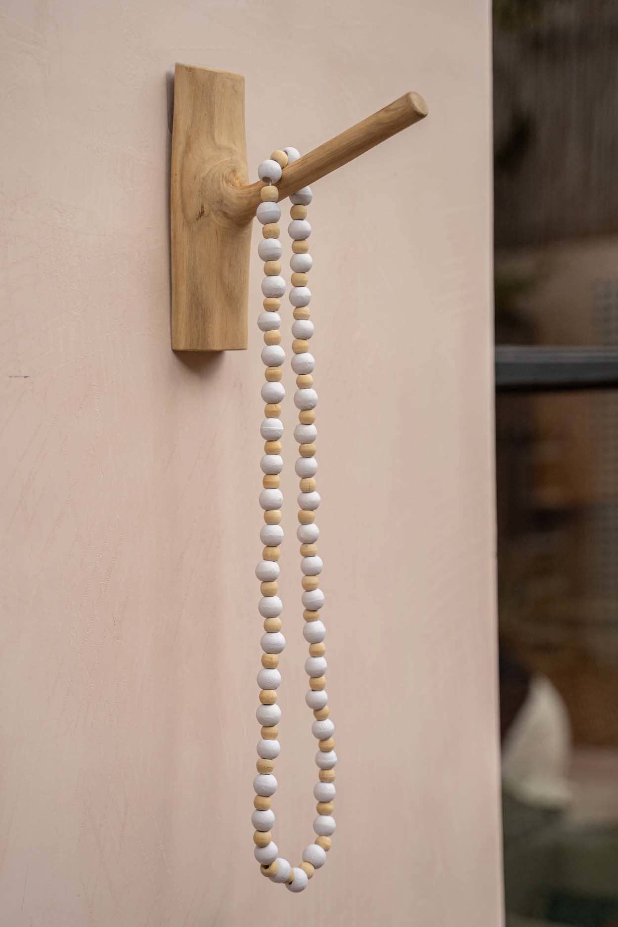 Bazar Bizar Living - Vente Collier de perles - Collier Canggu - Blanc naturel1