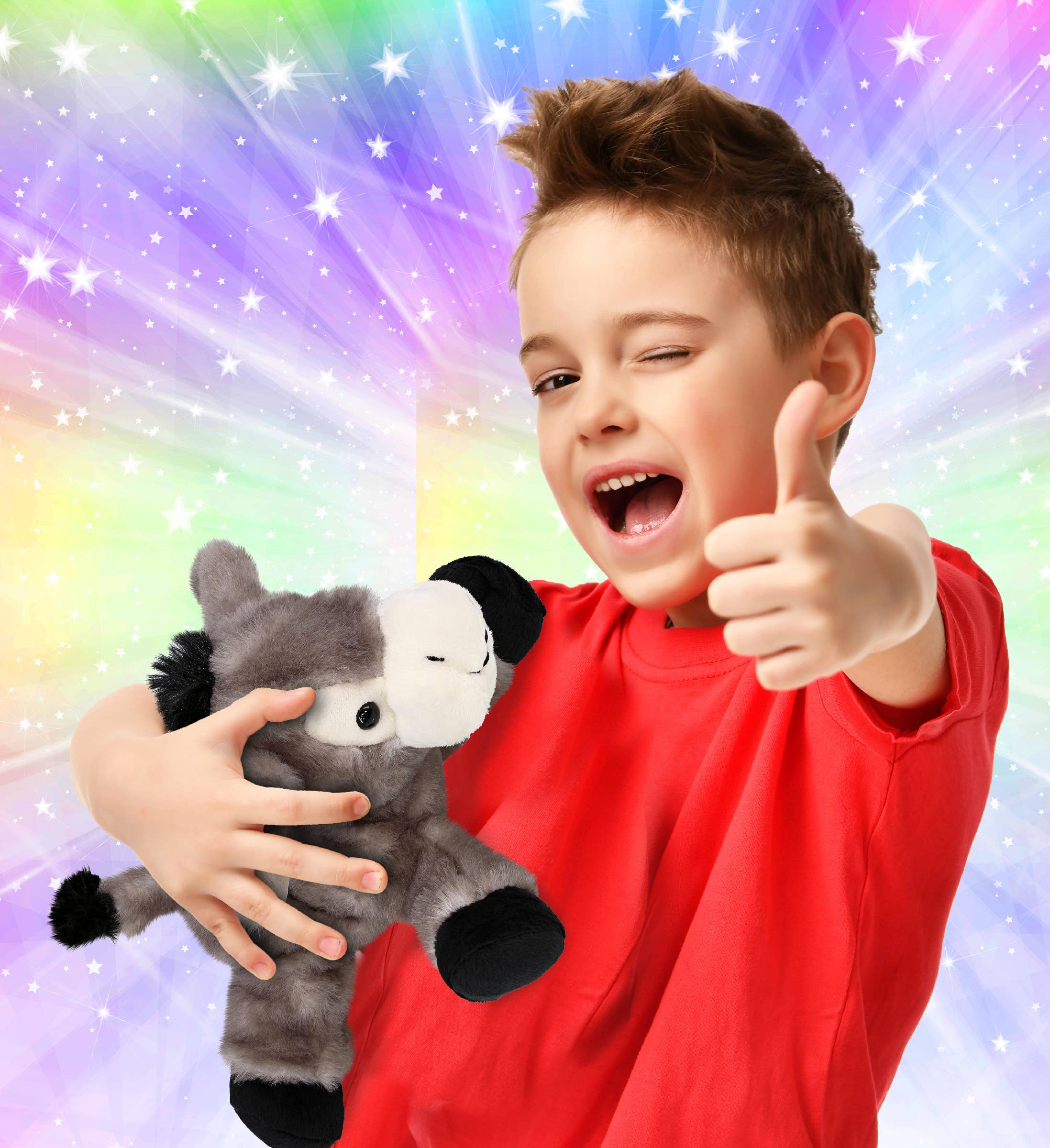 Cota Global – wholesale Stuffed/plush toy – Kids & baby – Super Soft Plush - Lying Grey Donkey1