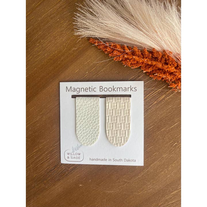 Willow & Sage - Vente Marque-page - Paire de marque-pages magnétiques neutres