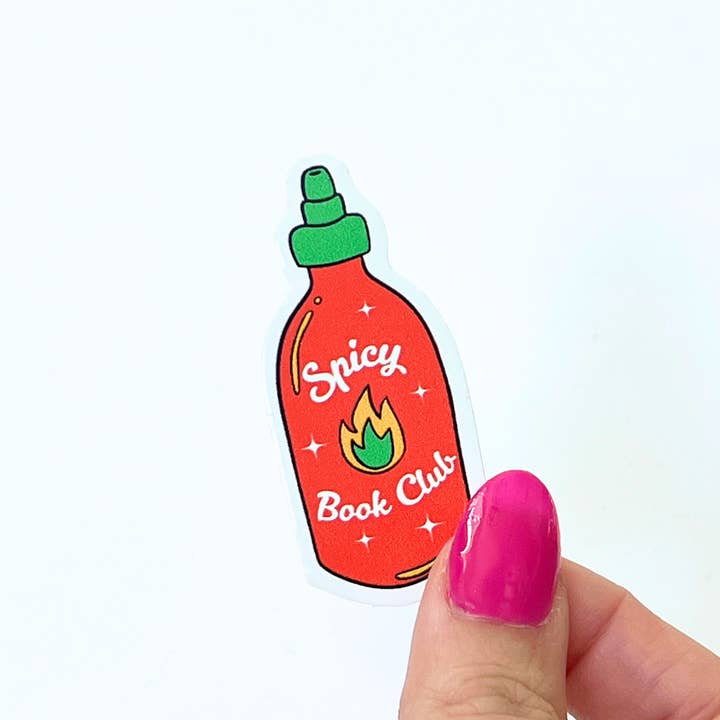 Spicy Book Club Sticker for wholesale by Little Smut Closet
