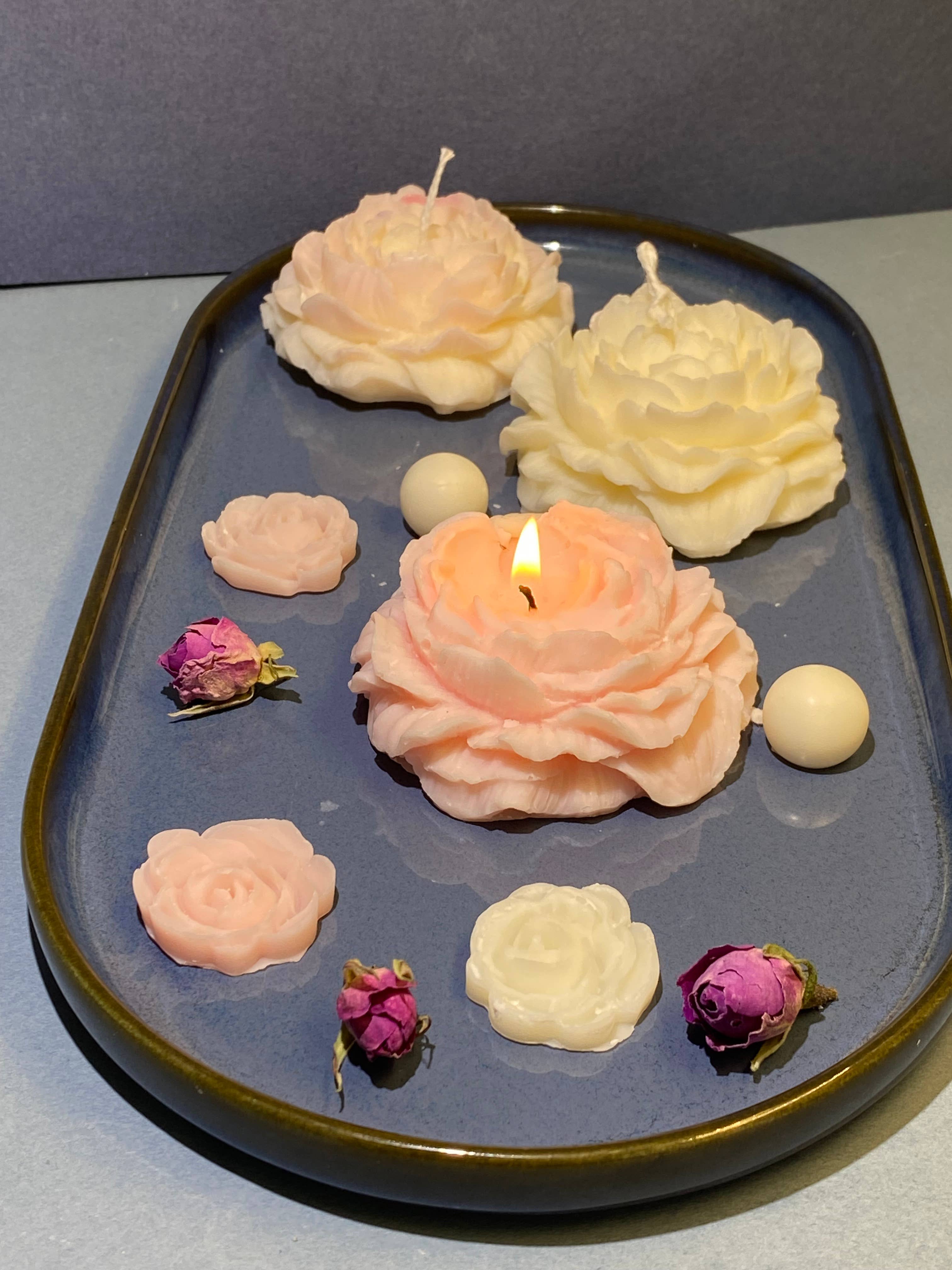 FUNDAYBIO - Wholesale Novelty Candle - 67g Vegetable Rose Decorative Candle3