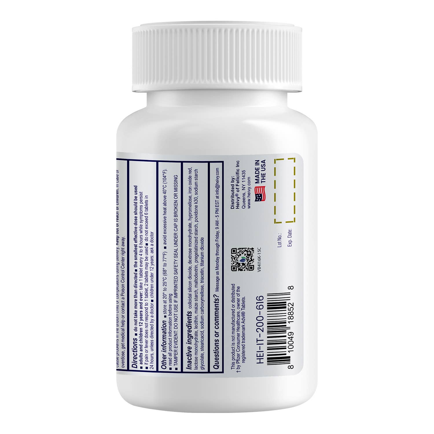 Heivy - Wholesale Oral Supplement/Vitamin - Heivy Ibuprofen – FAST & EFFECTIVE2