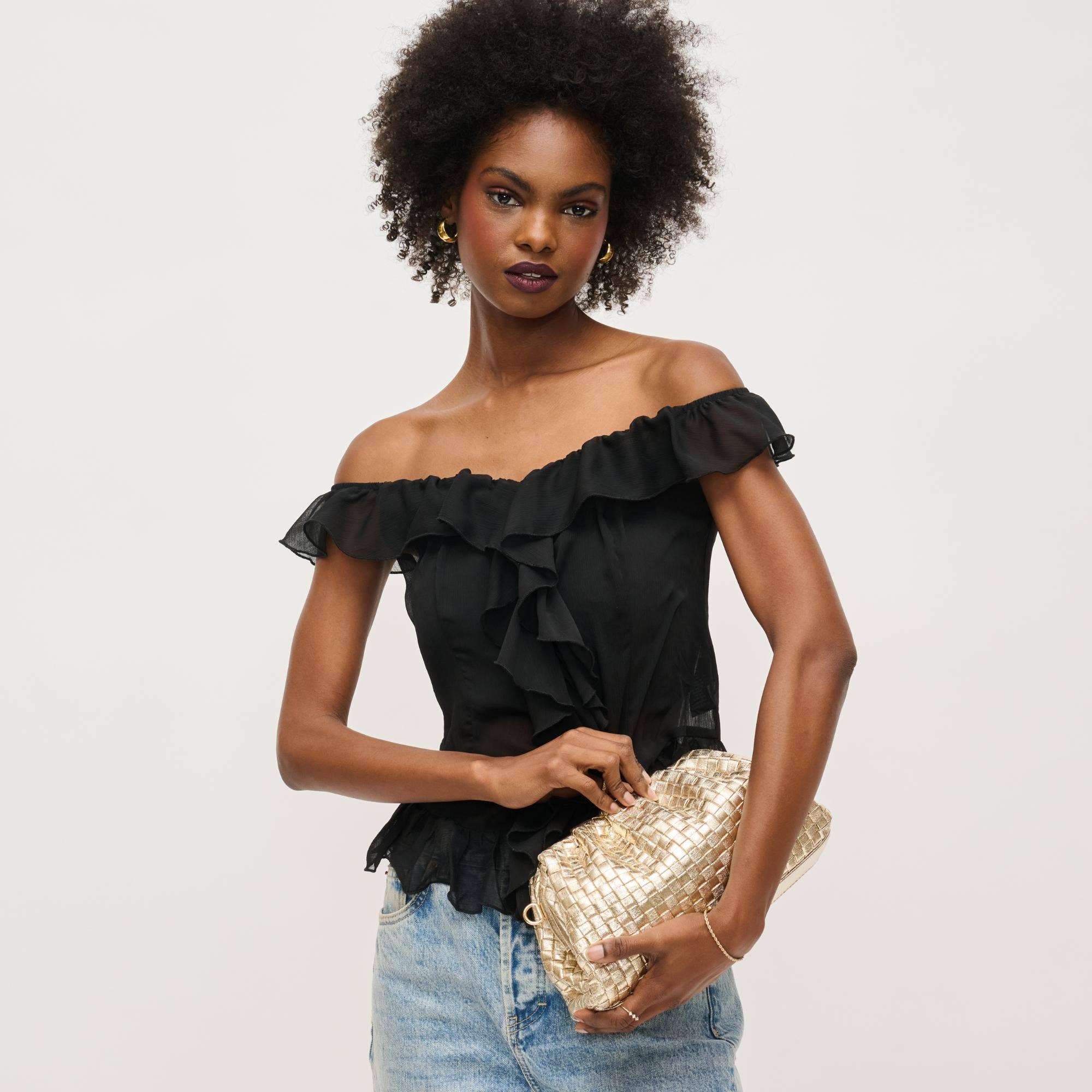 Urban Expressions - Wholesale Clutch Bag - Women's - Tate Woven Frame Clutch17