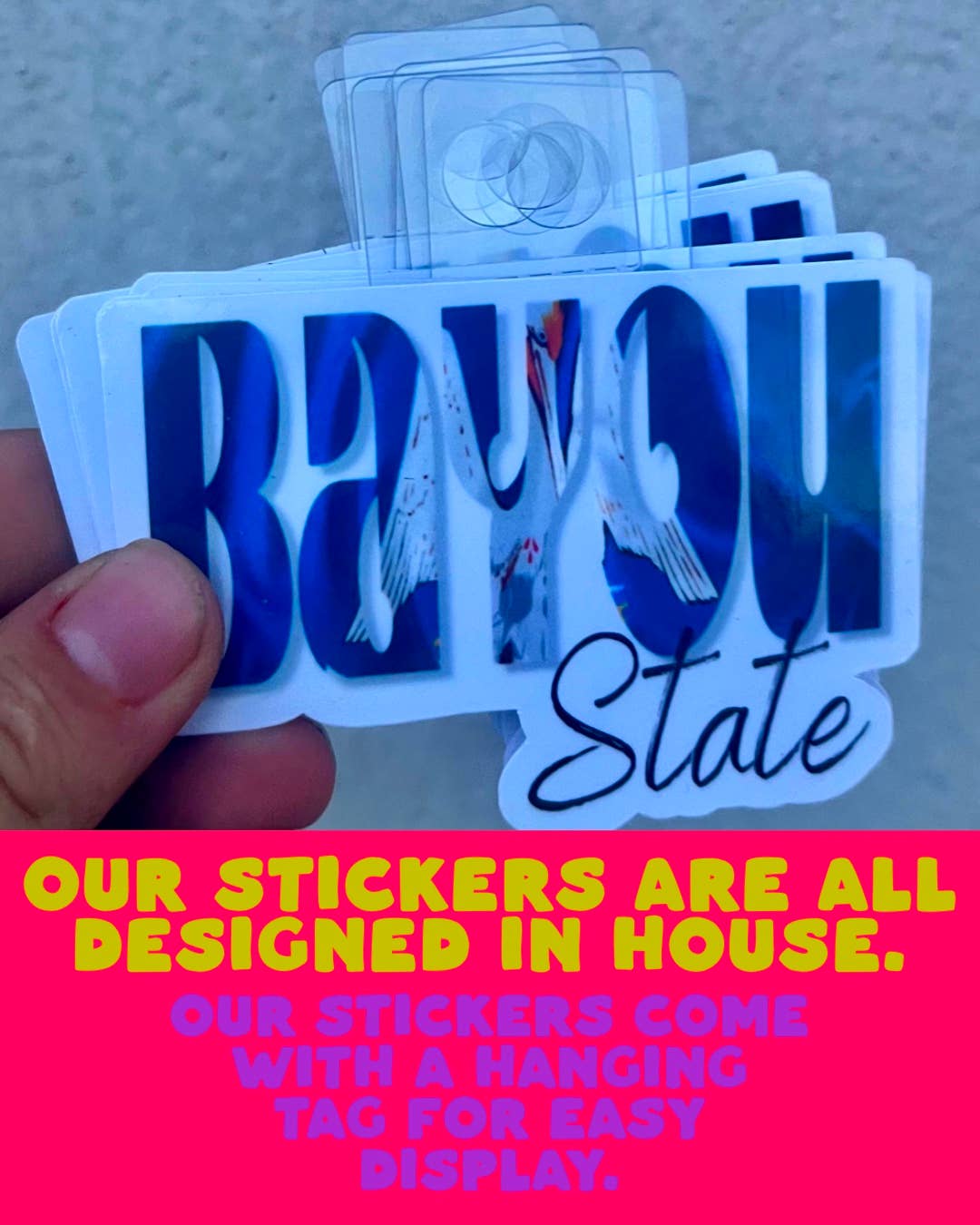 on the Bayou - Wholesale Sticker - New Orleans saints inspired game day waterproof stickers 2