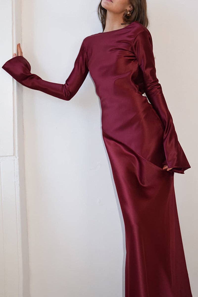 Mccolin - Vente Robe – femme - Robe décontractée élégante à manches longues3