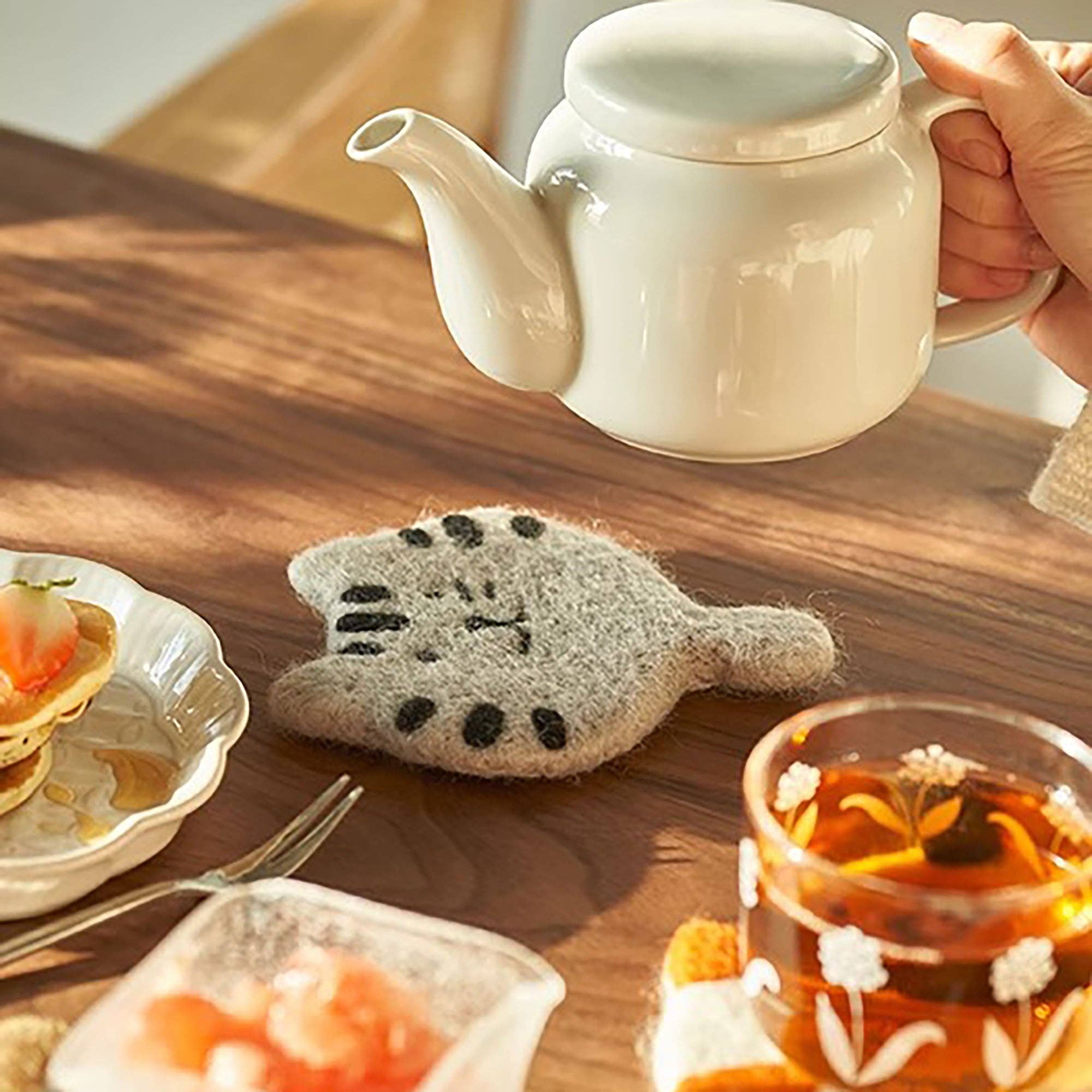 MinoCraft - Wholesale Coasters - Handmade felt coaster with animal patterns13