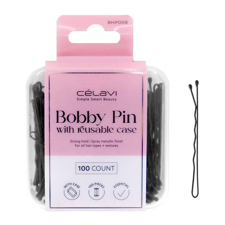 PINEAPPLE Beauty – Alfinete de cabelo por atacado – Celavi BHP008 Gancho de Cabelo com Estojo Reutilizável - 12