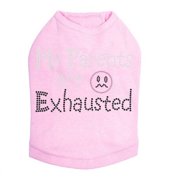 Dog in the Closet – camisa - Cão por atacado – Meus pais estão exaustos - Dog Tank7