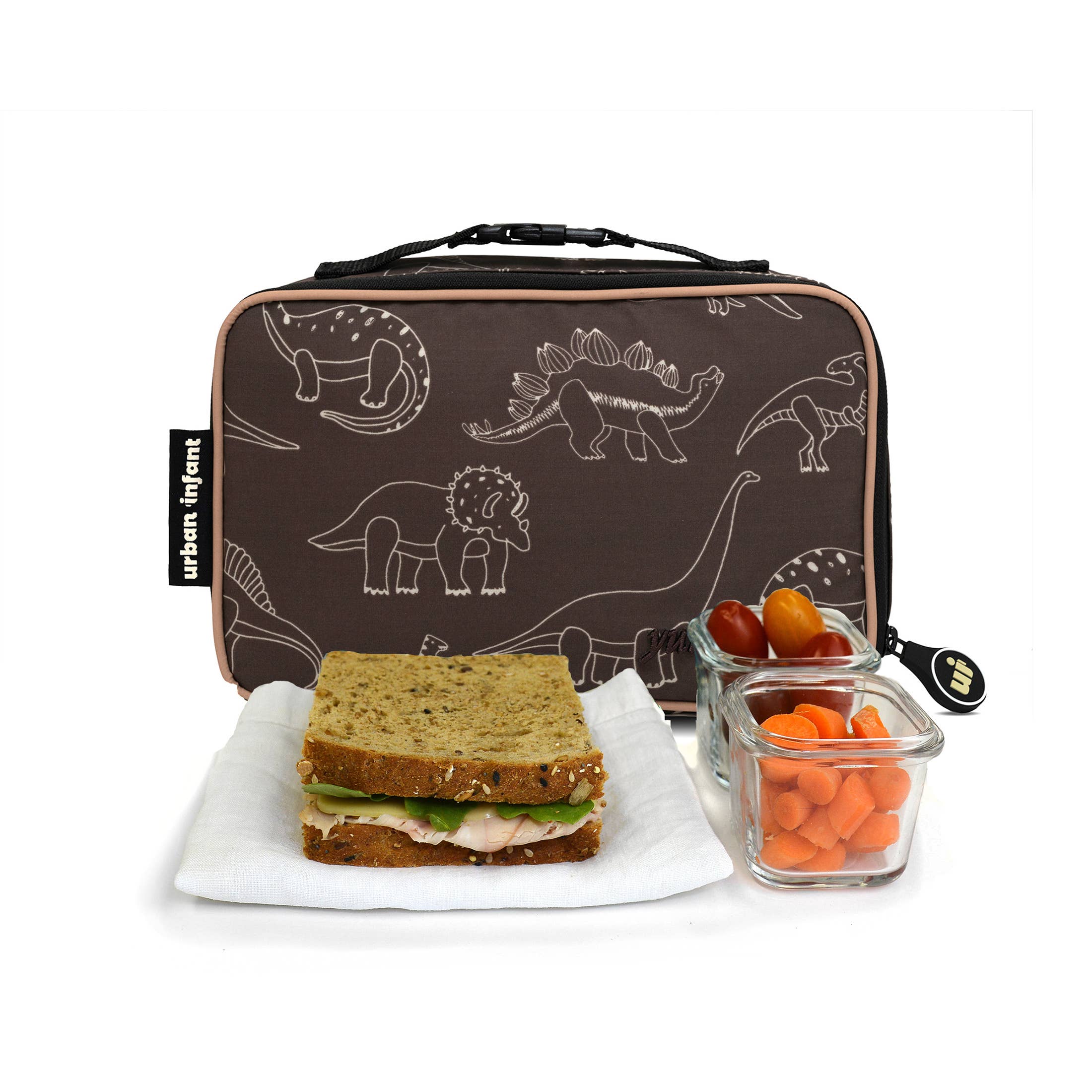 Urban Infant - Wholesale Lunch Bag/Box - Kids - Yummie Toddler Lunch Bag - Dinosaurs1
