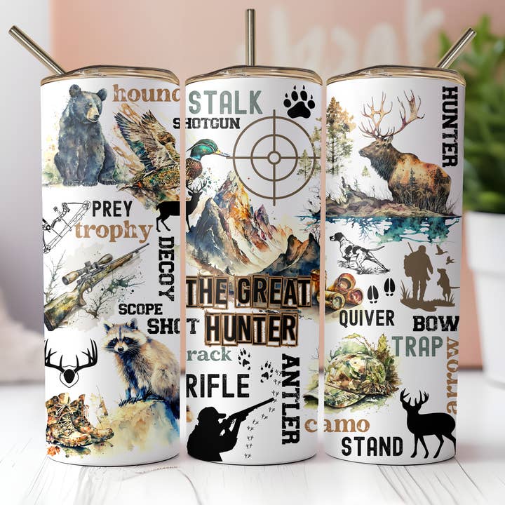 Gobelet de chasse « The Great Hunter » pour la vente par FloBama Girls Wholesale