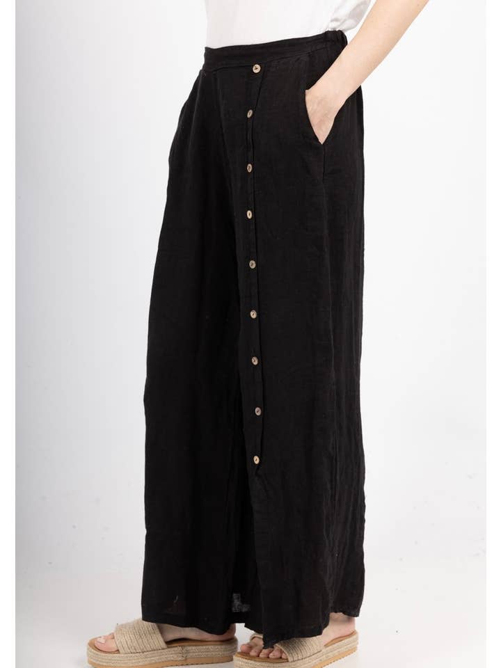 la maison des fibres naturelles – Engroshandel Bukser - Dame – Knapbukser med lige ben 9320 100%LIN23