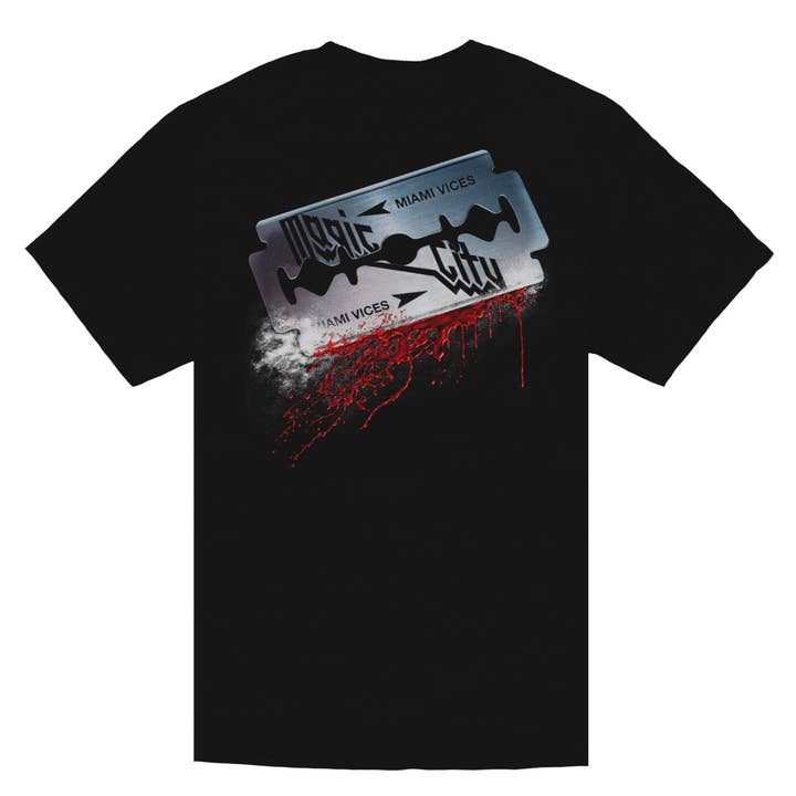 Miami Vices Blade Men's Streetwear Graphic T-shirt for wholesale by Supamade