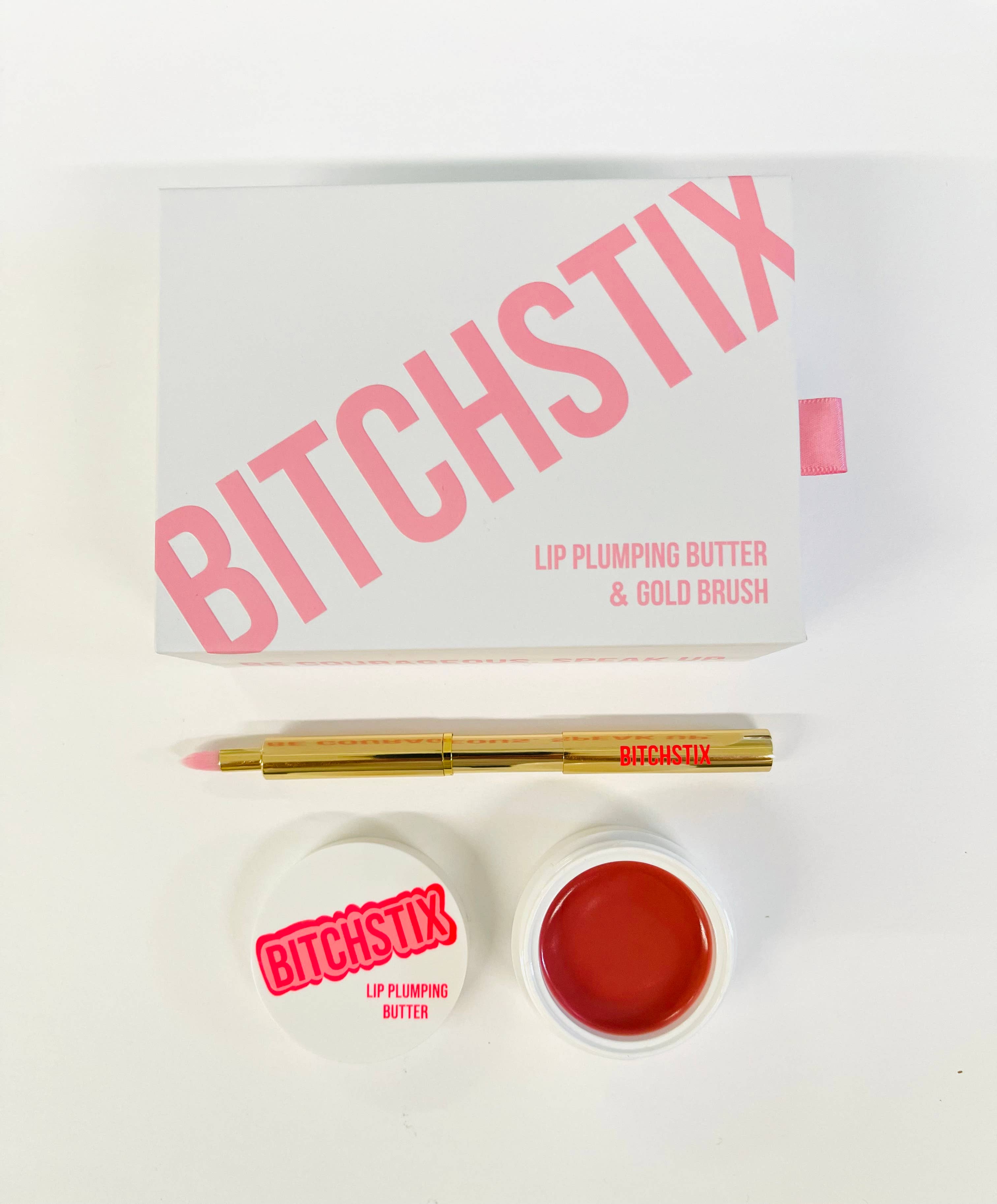 BITCHSTIX - Wholesale Lip Plumper - Gift Duo: Lip Plumper and BITCHSTIX Gold Lip Brush Set1