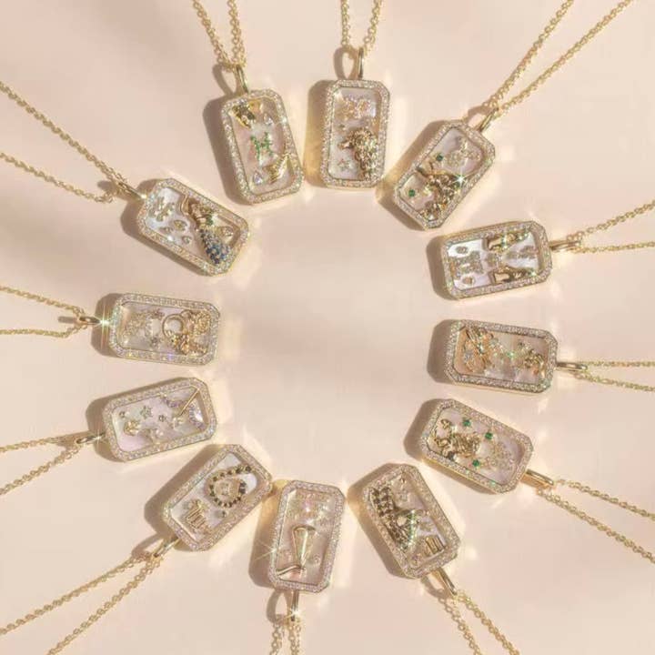 Curated By Suarez - Wholesale Pendant/Charm Necklace - Zodiac Necklace2