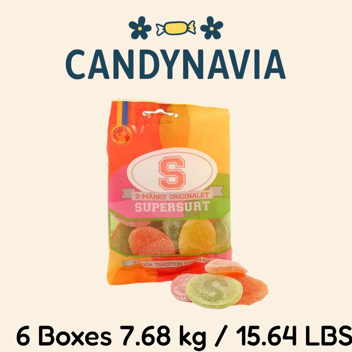 Candynavia - Wholesale Gummy - S-Brands Super Sour 80g Swedish Candy2
