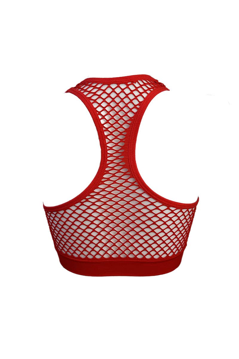 Belle Com'Elle - Venta al por mayor Brallete - Mujer - Bralette con detalle de malla con grandes aberturas // V320101