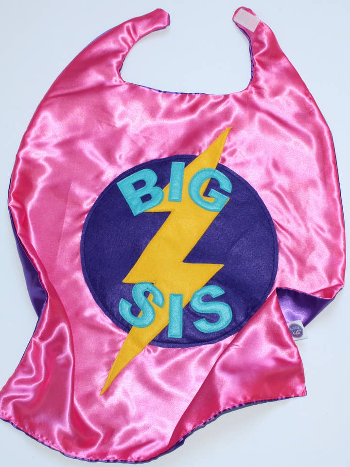 The Flat Of Kat - Wholesale Cape - Kids - Superhero Big Sister Cape.