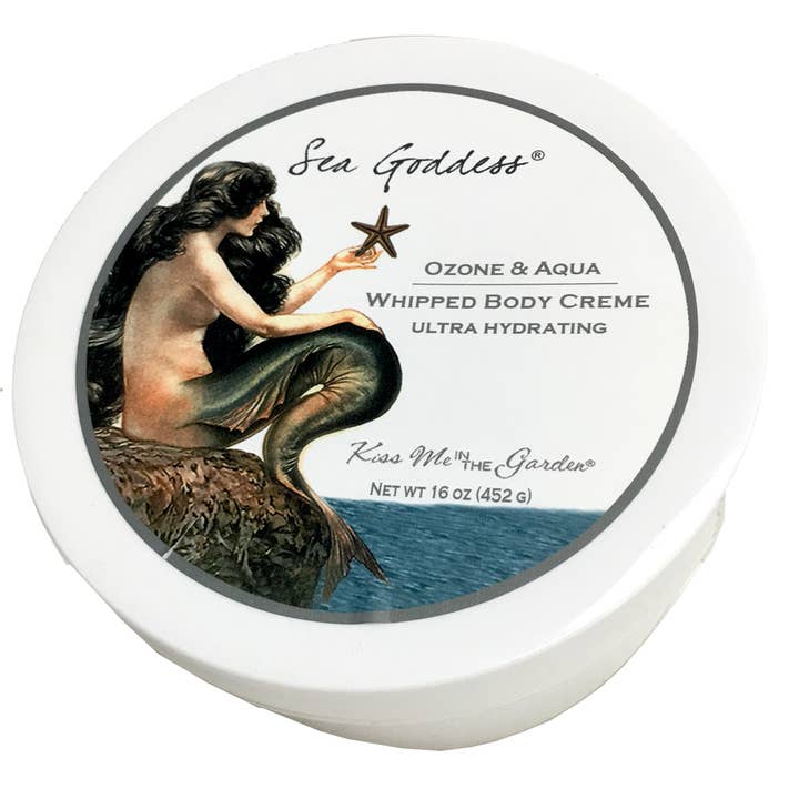 16 oz Sea Goddess Whipped Body Crème for wholesale by Kiss Me in the Garden