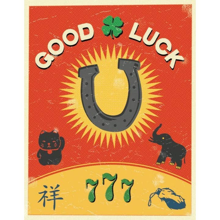 Good Luck Card for wholesale by THE FOUND
