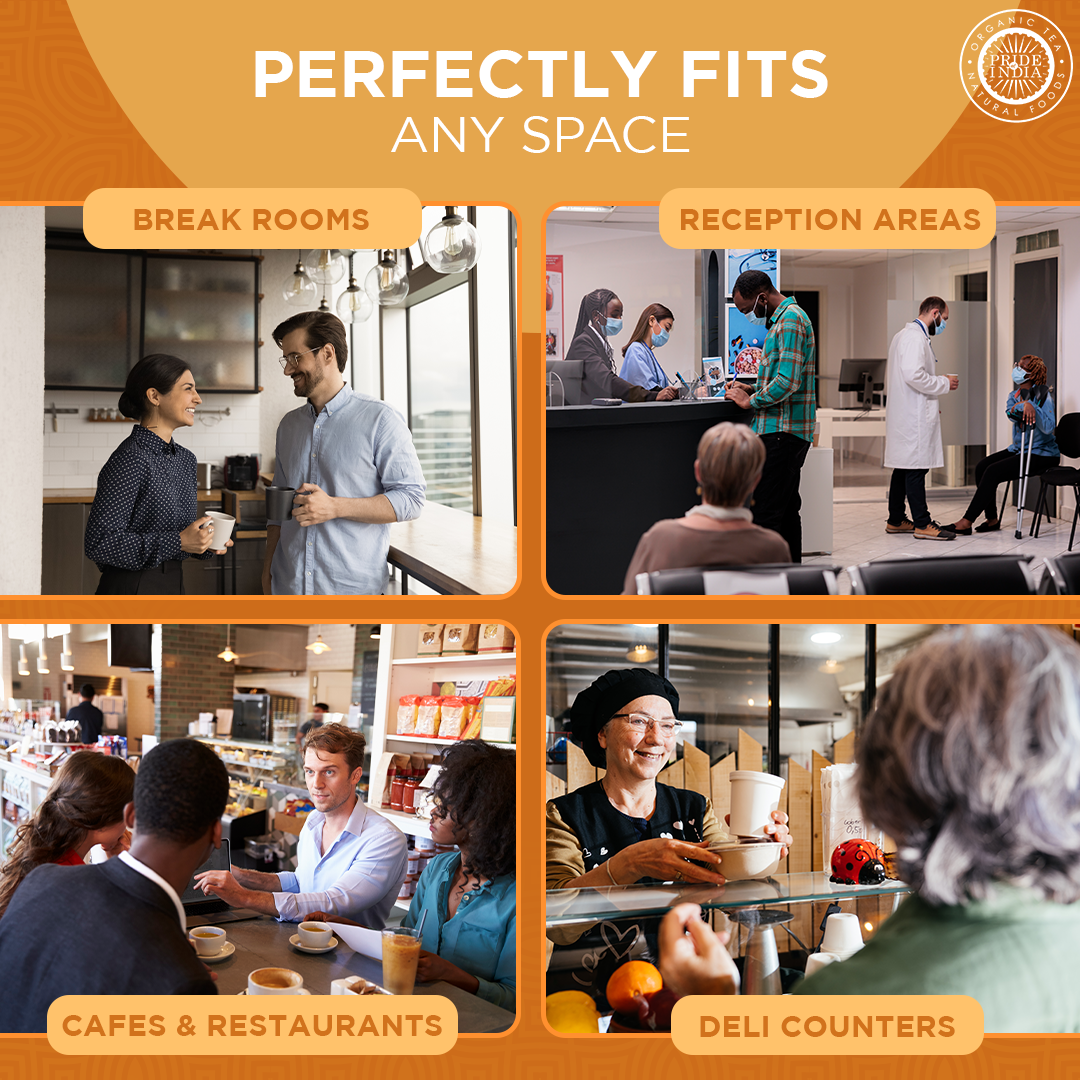 PRIDE INDIA BRANDS - Wholesale Coffee Machine - Chaimatic Instant 4 in 1 Hot-Iced Chai & Coffee Machine 6