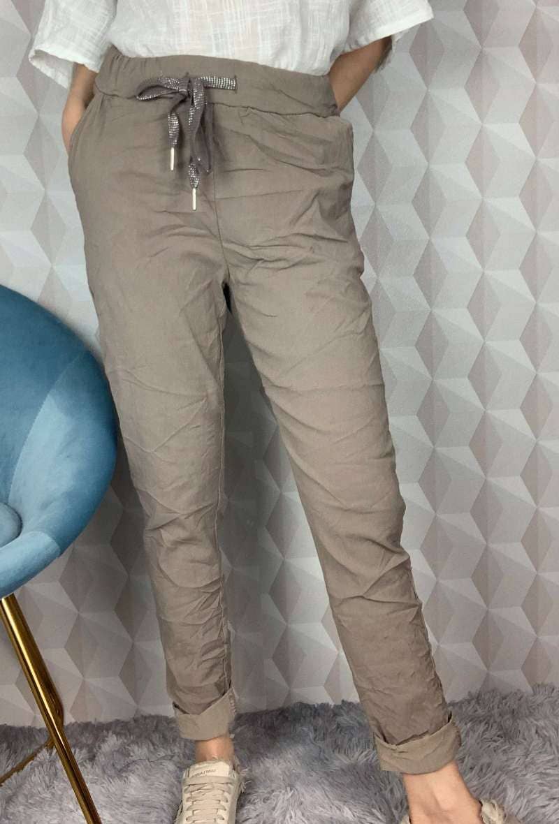 Miss Bold – Großhandel Hose – Damen – Einfarbige Zauberhose für Damen, italienisch, mehrfarbig49