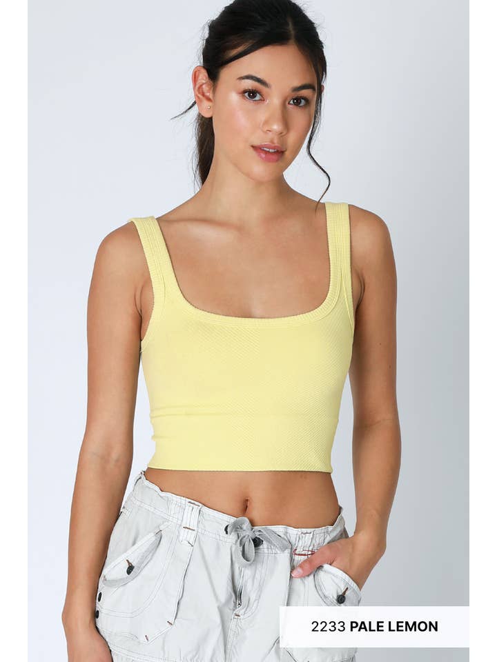 NIKIBIKI - Wholesale Knit Top - Women's - NS7801 - Chevron Ribbed Crop Top13