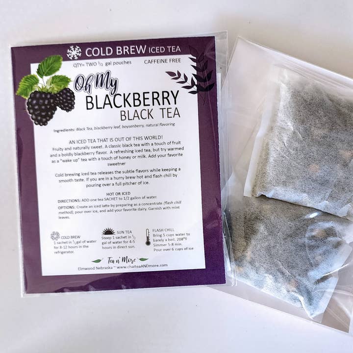Oh My Blackberry - COLD Brew Ice Tea for wholesale by Tea n' More