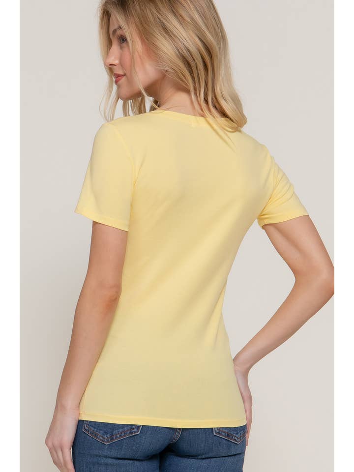 Active Basic | Active USA - Wholesale T-shirt – women's - Short Sleeve Scoop Neck Cotton Jersey Top17