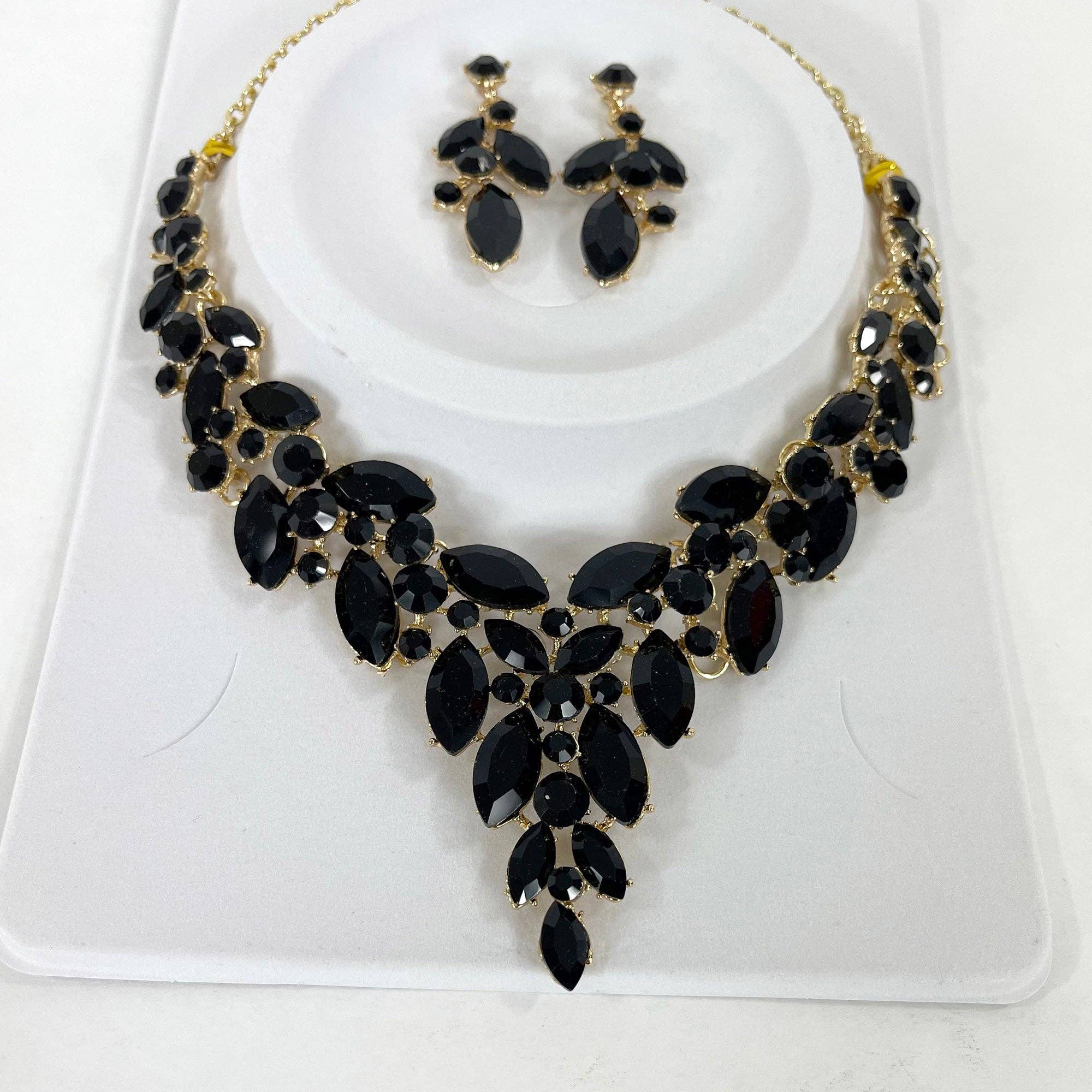 TAPA fashion - Wholesale Jewelry Set - Crystal Necklace Earring Set FJN367 (1PC)14