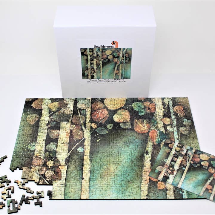 Autumn Aspen Jigsaw Puzzle - 326 Pieces for wholesale by Bewilderness