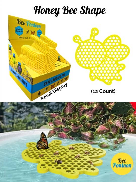Station d'abreuvement pour abeilles sur ponton - Abeille - Décoration de jardin pour la vente par Bee Pontoon