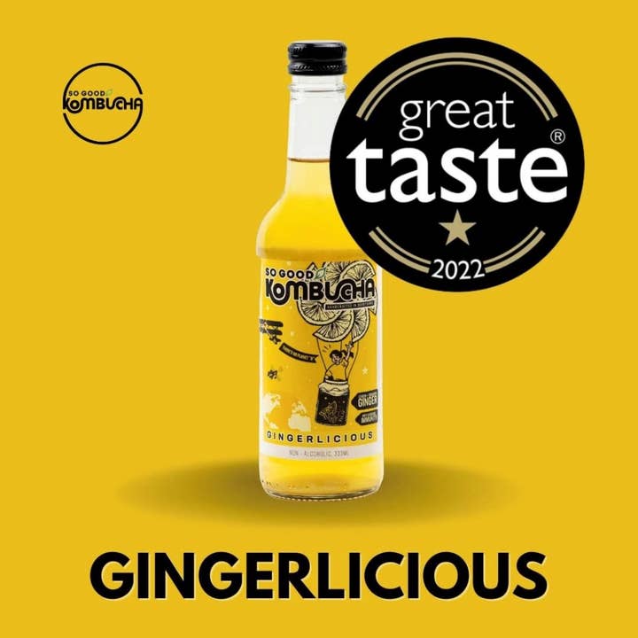So Good Kombucha – Kombuchá por atacado – So Good Kombucha - Gingerlicious BBE julho 20256