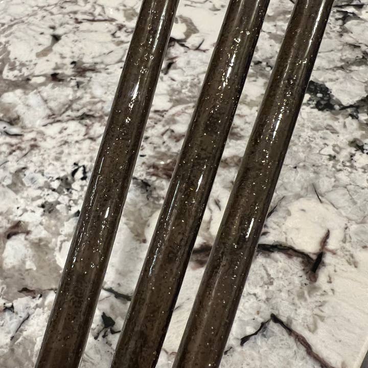 Black Glitter Straw (40oz Tumbler) for wholesale by Olive Lane Accessories