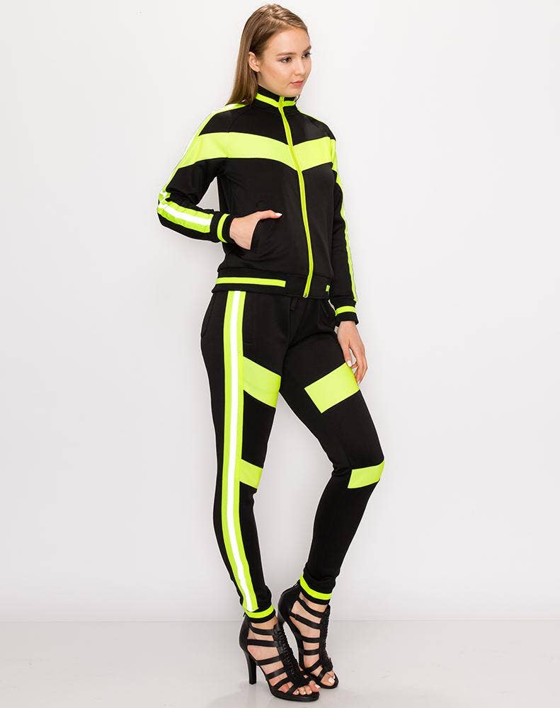 Victorious - Wholesale Tracksuit - Women's - Women Reflective Track Suits Pre-Pack4