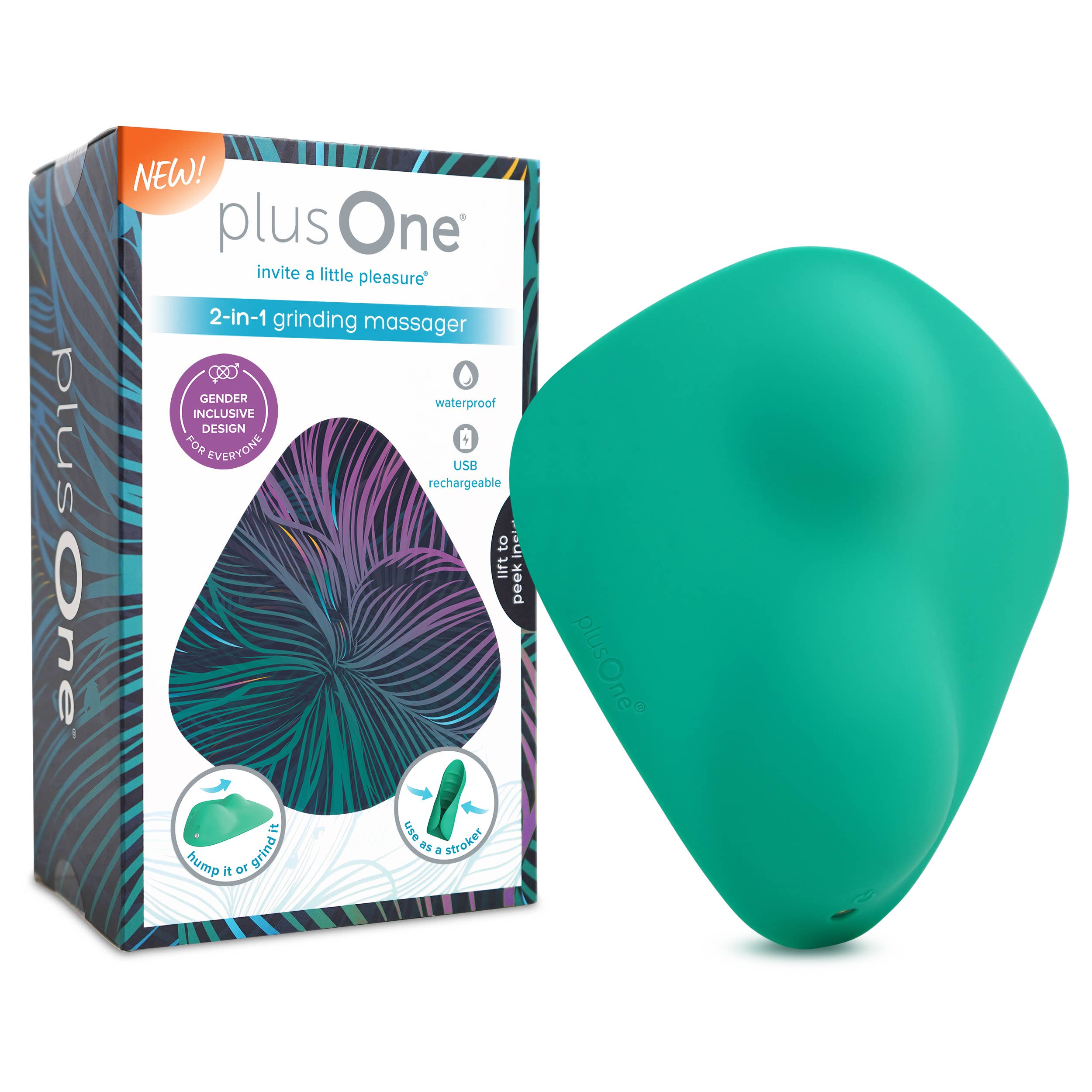 plusOne - Wholesale Sex Toy - plusOne 2-in-1 Grinding Massager10