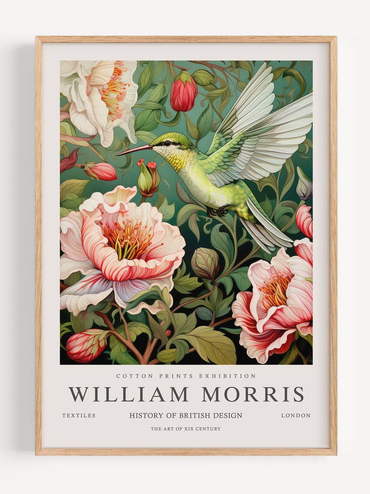 William Morris Hummingbird I53-62 for wholesale by Peardrop Prints