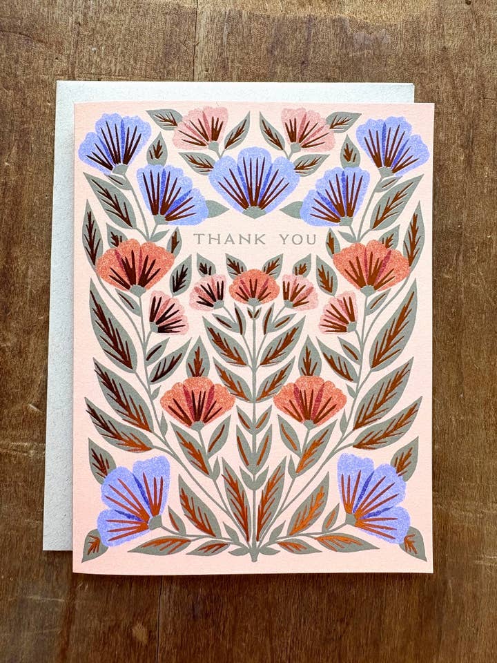 "Thank You," Greeting Card for wholesale by Katharine Watson