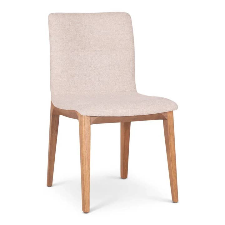 Godan Wood Frame Armless Dining Chair for wholesale by LOOMLAN