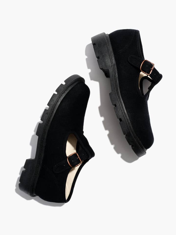 Black | Lug Sole Mary Jane for wholesale by Small Lot