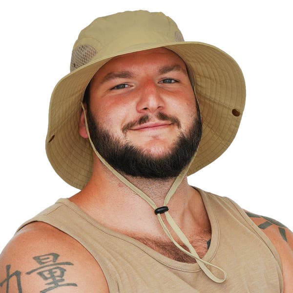 GearTOP - Vente Bob – unisexe - Chapeau de protection solaire - Casque de sécurité - Chapeau Boonie Bucket Hat UPF 50+13