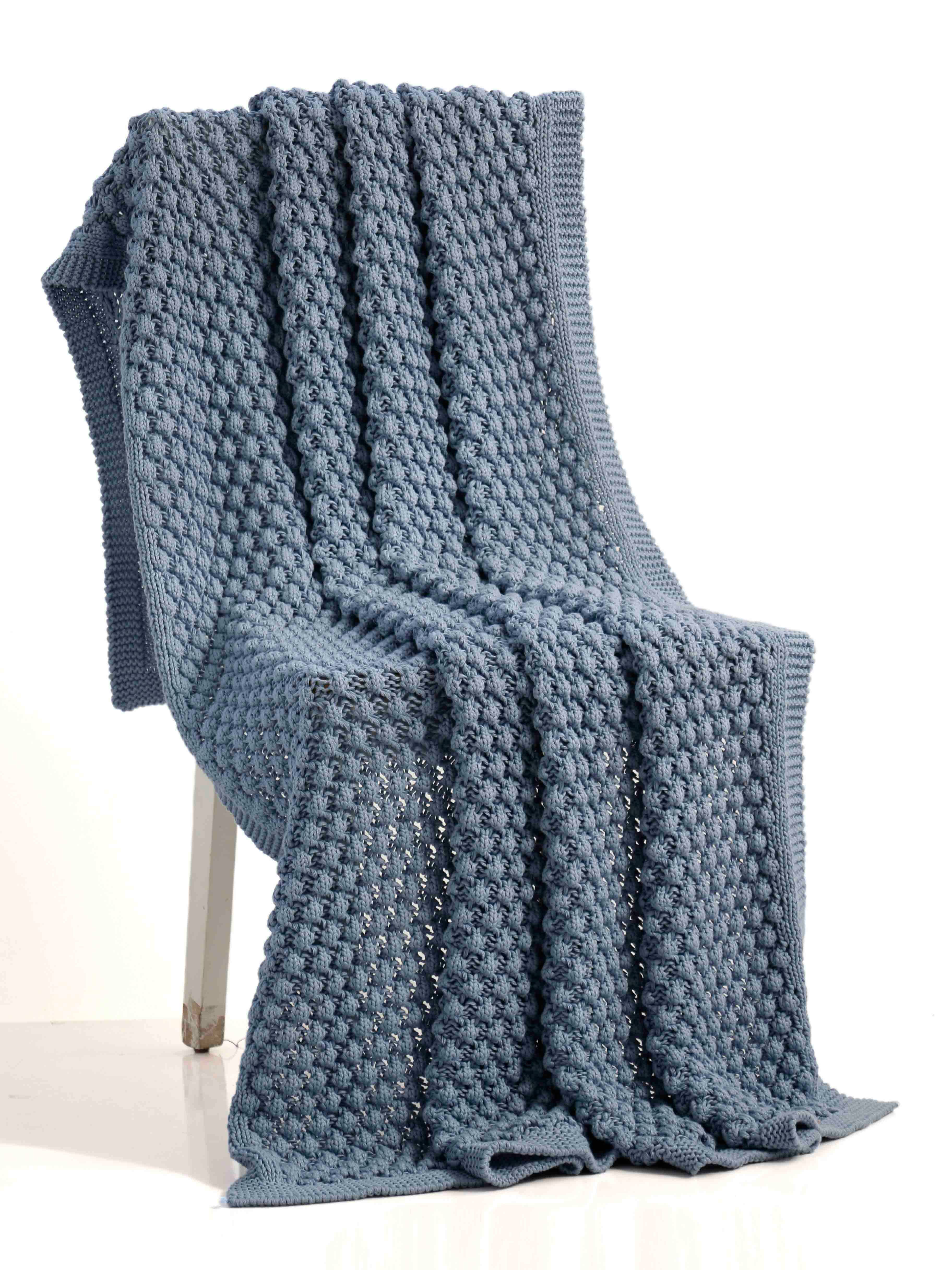 Darzzi - Wholesale Throw Blanket - Popcorn Cotton Knitted Throw Blanket7