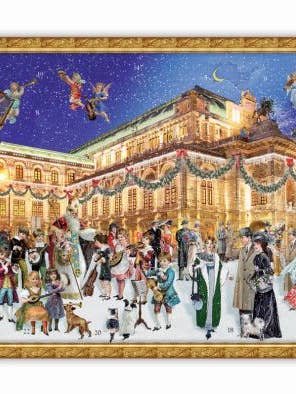 Calendrier de l'Avent A3 imprimé sur du papier pour la vente par Actetre