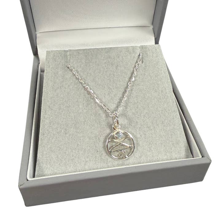 Misty Isle Small Pendant for wholesale by Glenna Studios