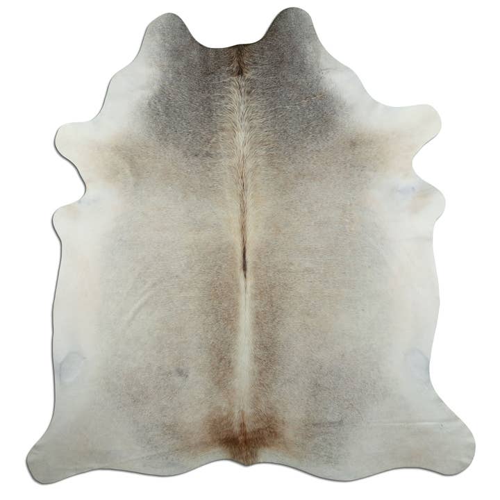 Koeienhuid tapijt - L210 x B185 cm - beige lichtgrijs voor wholesale door Livarto UG (haftungsbeschränkt)