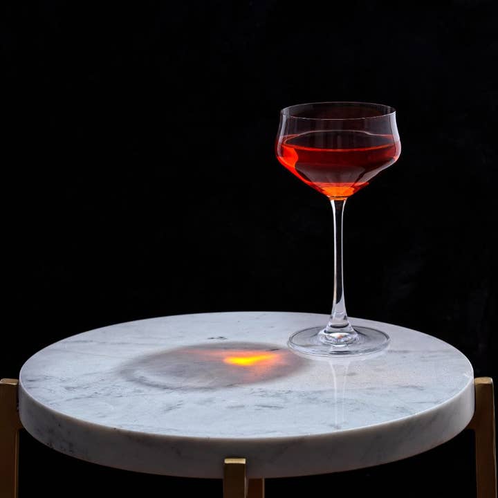 JoyJolt - Vendita all'ingrosso Bicchieri da cocktail/superalcolici - Bicchieri da Martini Bloom Stemmed Coupe, set di 23