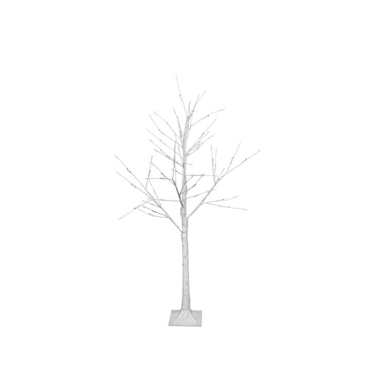 Lighted Birch Tree Set 4Feet-6 Feet With Warm White LEDs for wholesale on Faire13