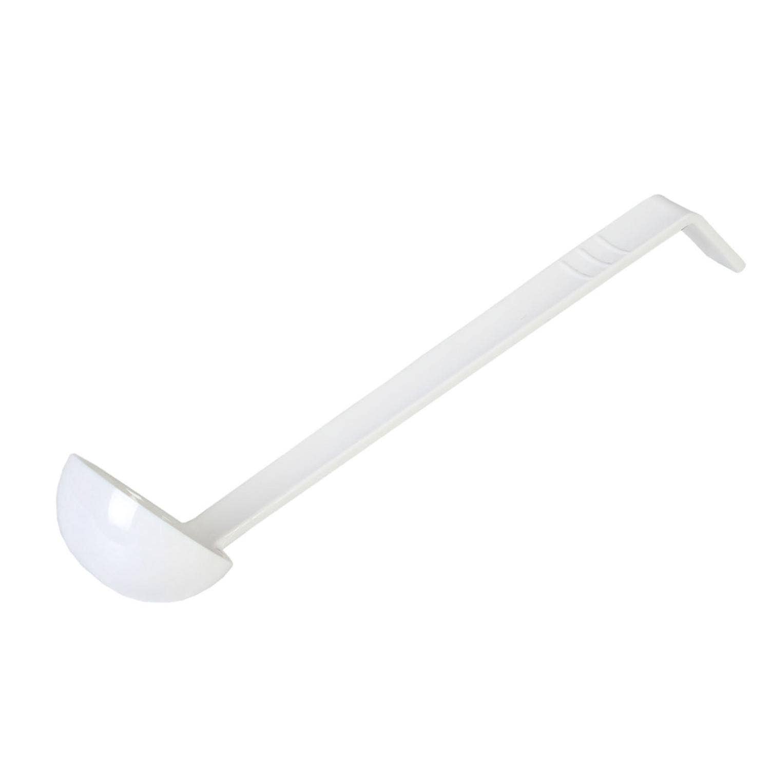 KT Supply - Wholesale Kitchen Tool/Gadget - 3/4 Oz. One Piece Ladle , Polycarbonate, White, 12/PK0